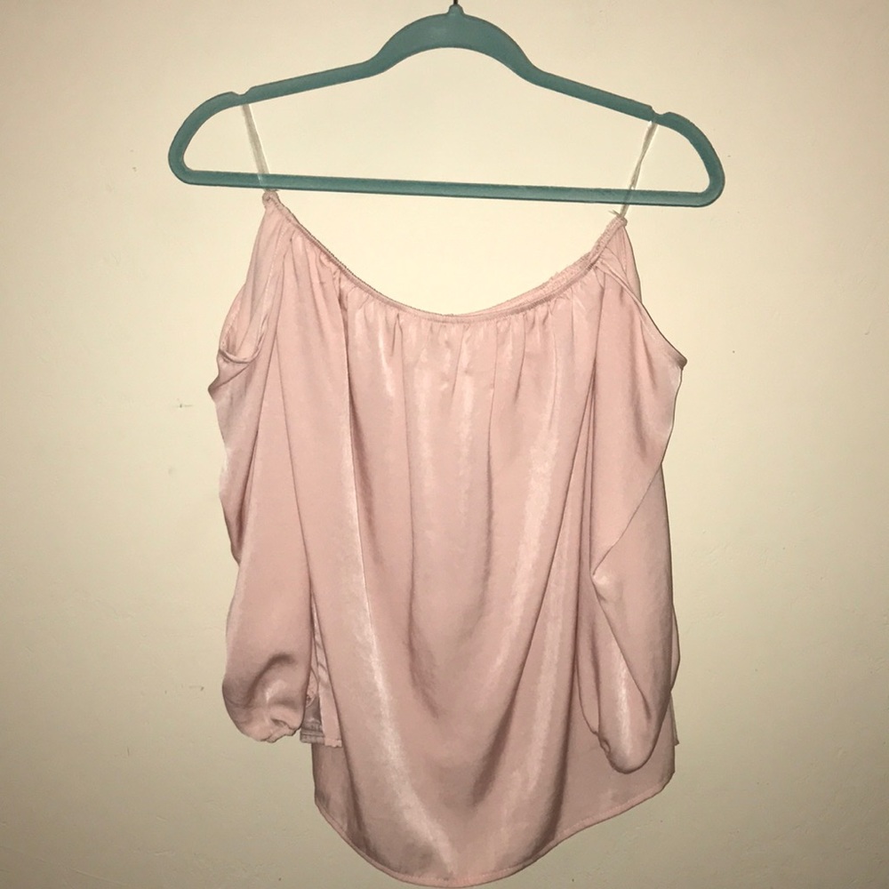 Blush off the shoulder top